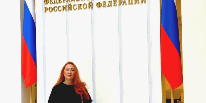 Рабочая встреча в Совете Федерации РФ.