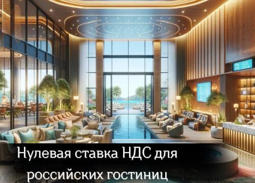 Нулевая ставка НДС на расширенный перечень услуг в российских гостиницах с 1 сентября 2024 года